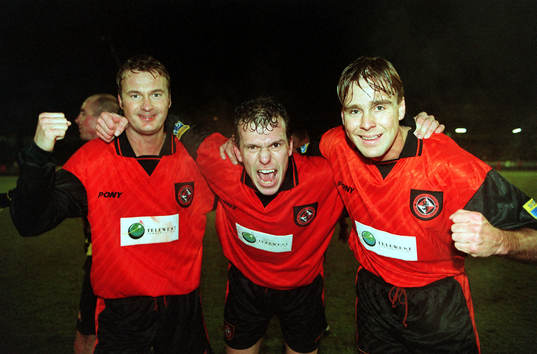 Lars Zetterlund, Kjell Olofsson och Jonas Wirmola, Dundee U