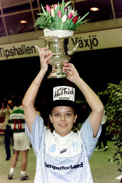 Anika Bozicevic, Malmö FF  med pokalen