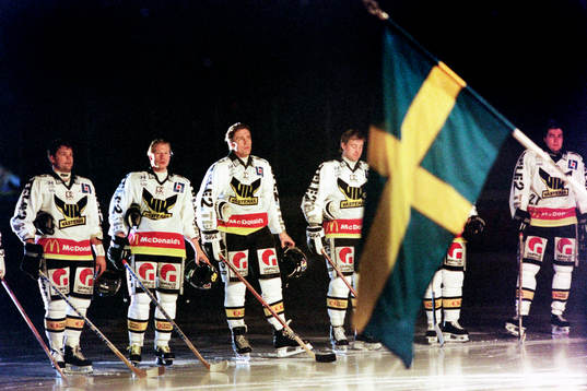 Västerås innan matchstart