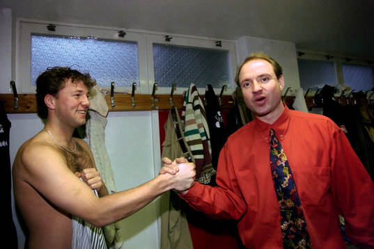 Andreas Bild och Andreas Ravelli, ny tränare i Öster