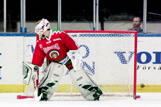 Mikael Sandberg, målvakt i Frölunda