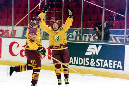 Peter Nordström och Niklas Sjökvist, Färjestad jublar