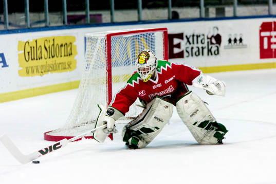 Mikael Sandberg, målvakt i Frölunda