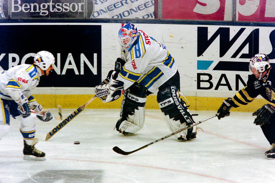 Johan Hedberg, målvakt i Leksand