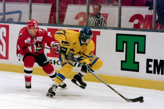 Per-Johan Axelsson, Sverige med Dave Tomlinson, Kanada i