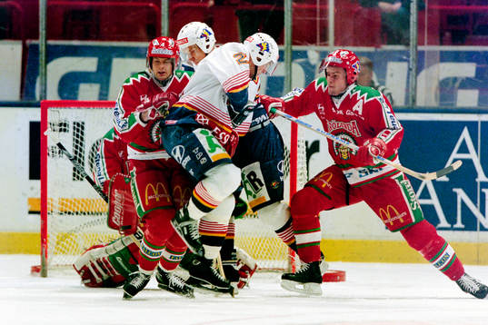 Joacim Esbjörs och Ronnie Sundin, Frölunda hjälps åt i