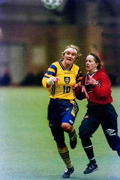 Fotboll, Damer, Sverige - Norge, 0-2
