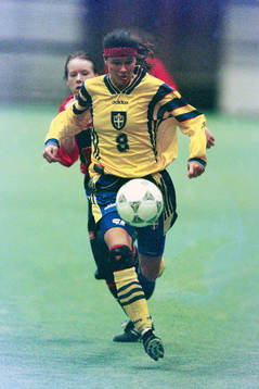 Fotboll, Damer, Sverige - Norge, 0-2