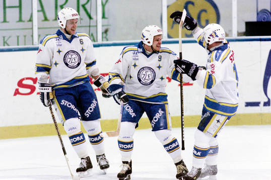 Niklas Nordqvist, Per-Erik Eklund och Jens Nielsen, Leksand