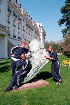 Kennet Andersson, Martin Dahlin och Andreas Andersson,