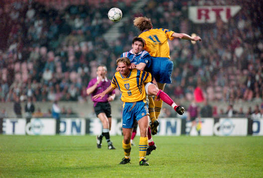Andreas Andersson och Kennet Andersson, Sverige i nickduell