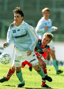 Yksel Osmanovski, Malmö FF, bryter fram