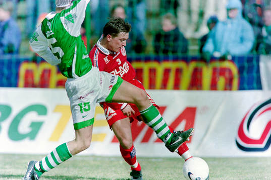 nn970406 Fotboll, Allsvenskan, Panos Ljungskile - IFK