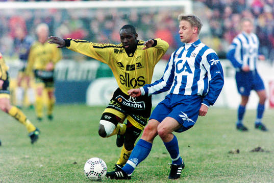Moses Nsubuga, Elfsborg och Mikael Nilsson, Göteborg