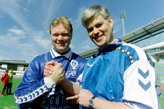 Mats Karlsson, tränare i Åtvidaberg och Kurt-Arne