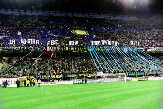 Tifo på arenan