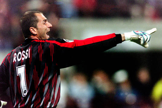 Sebastiano Rossi, målvakt i Milan