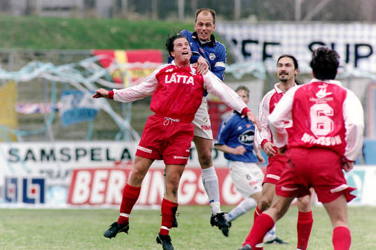 Daniel Andersson, Malmö och Tommy Anderssson, Halmstad i