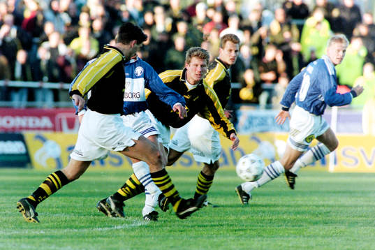 Nebojsa Novakovic och Michael Brundin, AIK