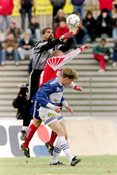Frederick Enaholo, målvakt i Trelleborg