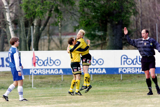 Magnus Arvidsson och Percy Olsson, Hässleholm jublar