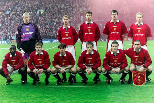 Fotboll, Champions League, Manchester United - Borussia