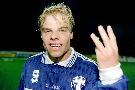 Andreas Hermansson, Trelleborg tremålsskytt i matchen