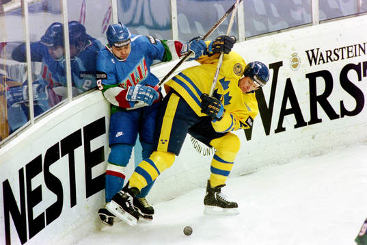 Ishockey, VM, Sverige - Italien, 5-3