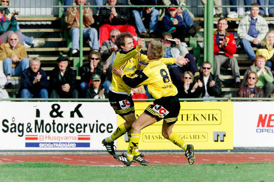 Magnus Arvidsson och Rickard Lindberg, Hässleholm jublar
