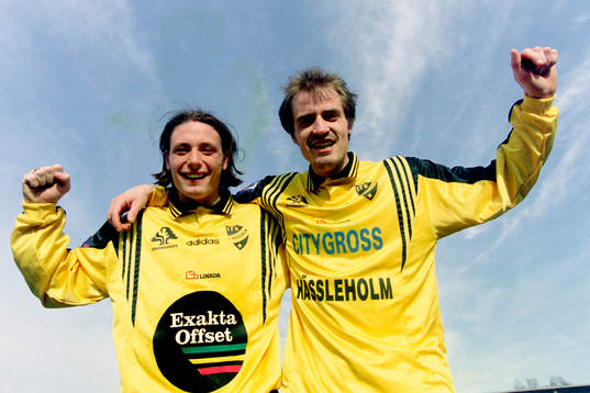 Daniel Di Stefano och Magnus Arvidsson, målskyttar i