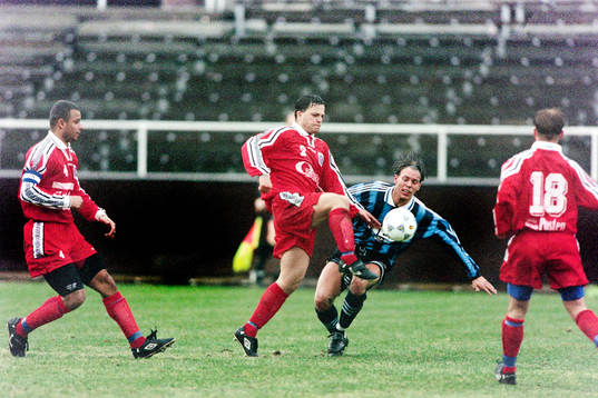 Fotboll, Div 1 Norra, Djurgården - Nacka, 0-0
