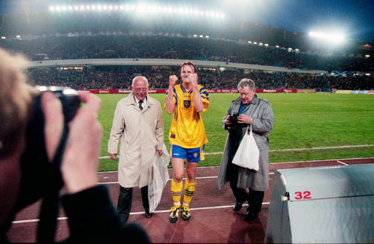 Kennet Andersson, Sverige och Lars-Gunnar Björklund