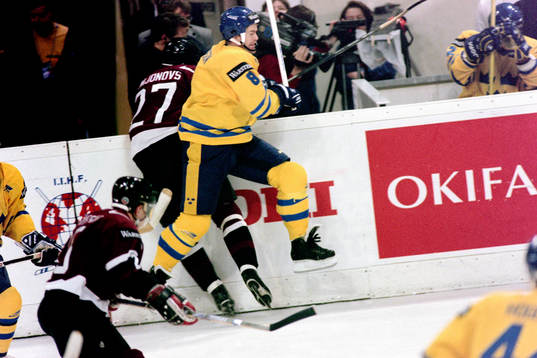 Ishockey, VM, Sverige - Lettland, 1-1