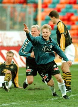 Robert Andersson jublar