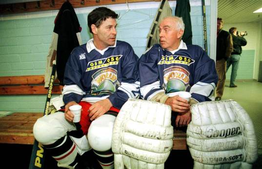 ISHOCKEY VM TORD LUNDSTRÖM OCH LEIF HONKEN HOLMQVIST