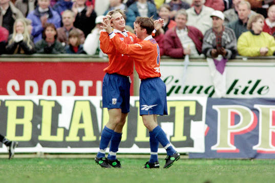 Andreas Andersson och Peter Eriksson, Göteborg jublar