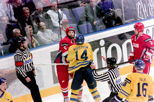 Mattias Norström, Sverige i bråk med rysslands Sergei