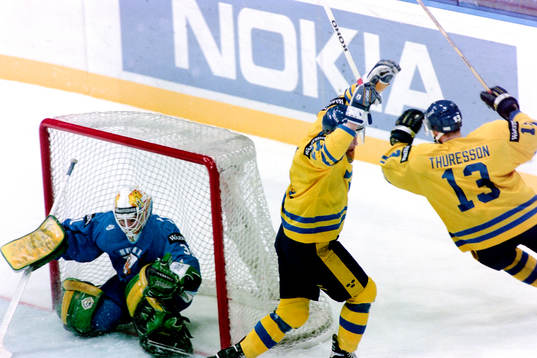 Per Eklund och Marcus Thuresson, Sverige jublar