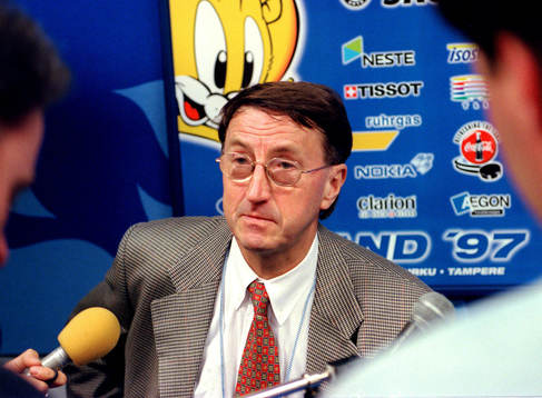 Curt Lindström (Curre Lindström), förbundskapten Finland