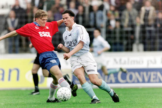 Marcus Allbäck, Örgryte och Daniel Andersson, Malmö