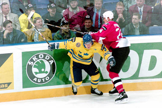 Niclas Andersson, Sverige och Christopher Pronger, Kanada