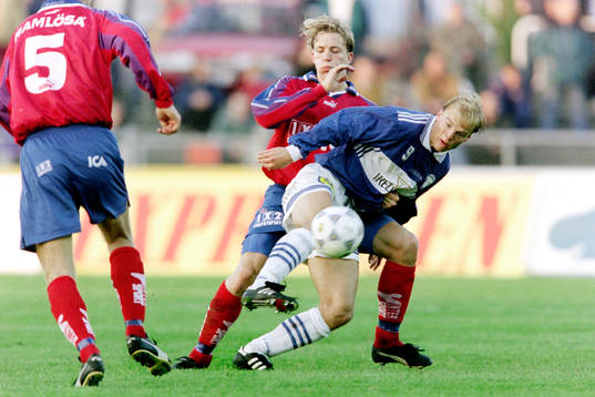 Andreas Hermansson, Trelleborg med helsingborgs Erik Edman