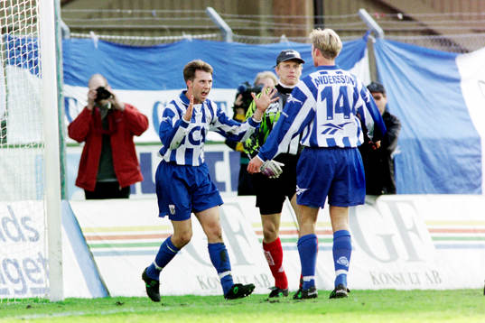 Peter Eriksson och Andreas Andersson, Göteborg jublar