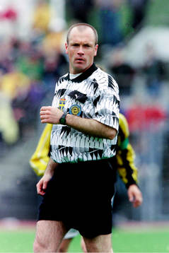 Jan Andersson, Hallsberg domare i matchen