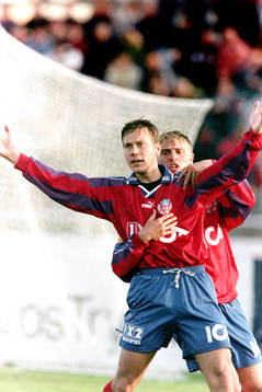 Marcus Lantz och Erik Wahlstedt, Helsingborg jublar