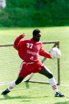 Fotboll, Degerfors, Träning, ungdomar från Sierra Leone