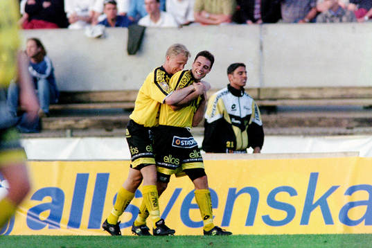 Christian Johansson och Mats Rotting, Elfsborg jublar