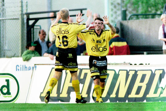 Christian Johansson och Mats Rotting, Elfsborg jublar
