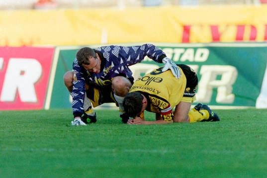 Anders Bogsjö, målvakt och Anders Thorstensson, Elfsborg