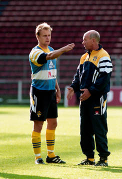 Jonas Thern, Tommy Svensson, förbundskapten, Sverige